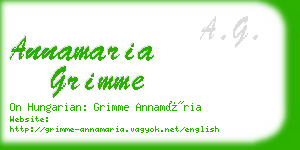 annamaria grimme business card